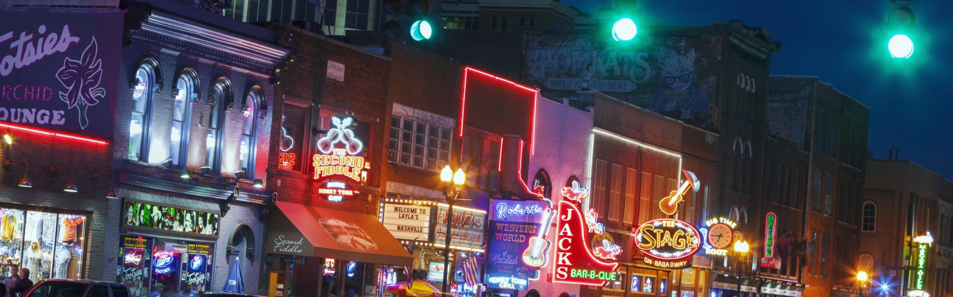 Nashville city lights Nashville city lights
