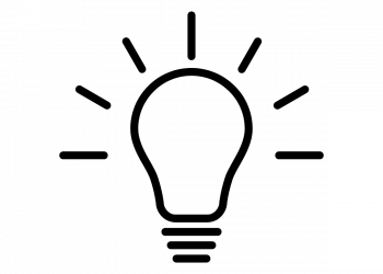 Lightbulb Icon Black Lightbulb Icon Black