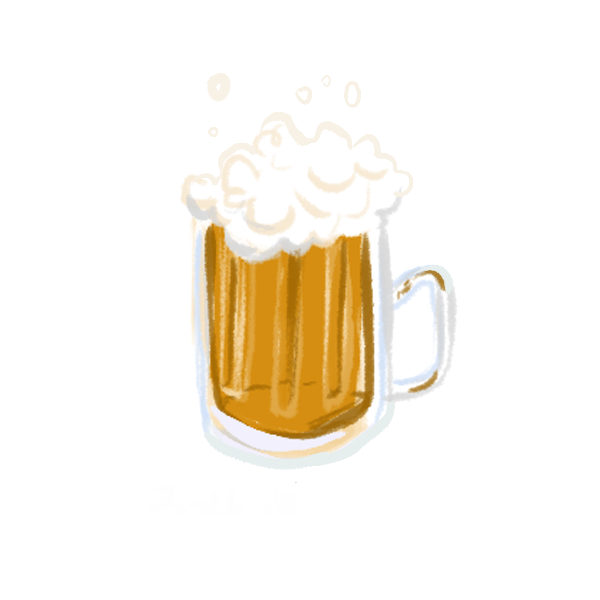 Hand-drawn icon Bohemian Beer Hall Hand-drawn icon Bohemian Beer Hall