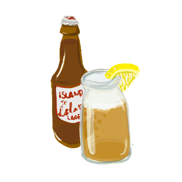 Hand-drawn icon representing the Island to Island Brewery Hand-drawn icon representing the Island to Island Brewery
