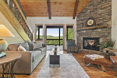 House Fireplace Blue Ridge