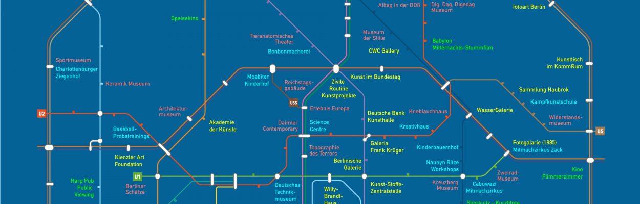 La mappa U-Bahn degli eventi gratis a Berlino - Wimdu