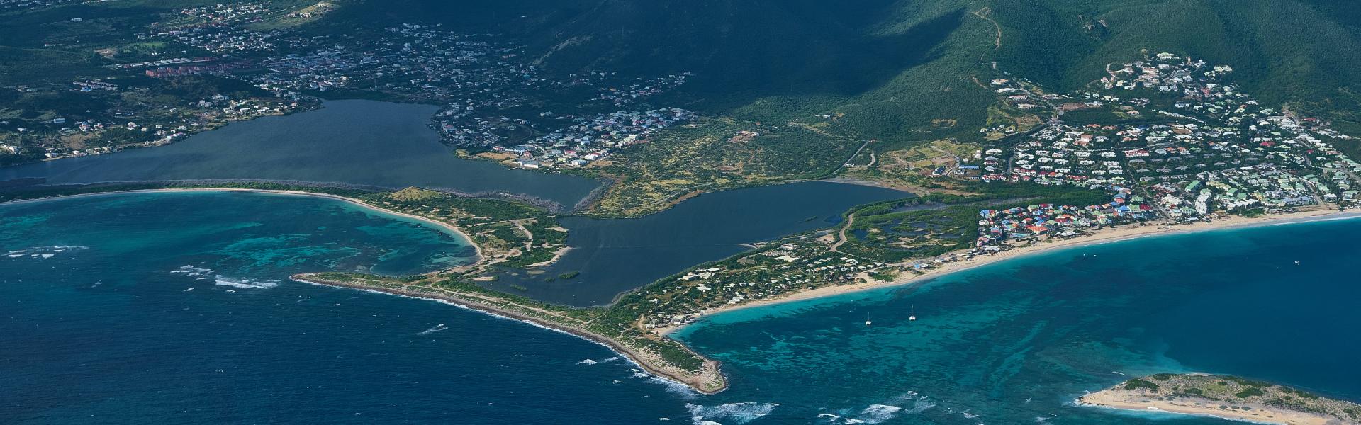Saint Martin Aerial View