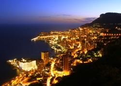 Abenddämmerung über Monte Carlo