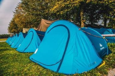 Camping-Unterkunft Terrasse/Balkon Poing
