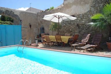 House Fireplace Lespignan