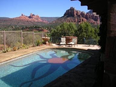 House Pool Sedona / Red Rock Country