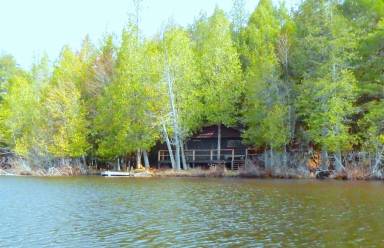 Cabin Balcony Saranac Lake