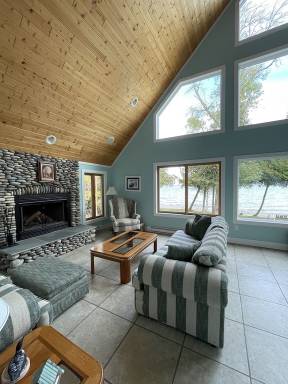Cottage Fireplace Beaver Island