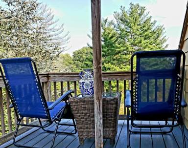 Cabin Balcony Reading