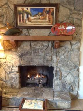 Cabin Fireplace Brevard