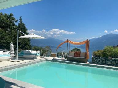 Ferienhaus Garten Ronco sopra Ascona