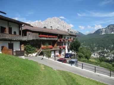 Ferienwohnung Balkon Cortina d’Ampezzo