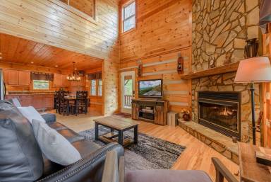 Cabin Fireplace Boone