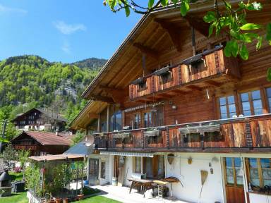 Ferienwohnung Kamin Axalp