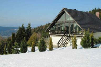 Ferienhaus Balkon Eging am See