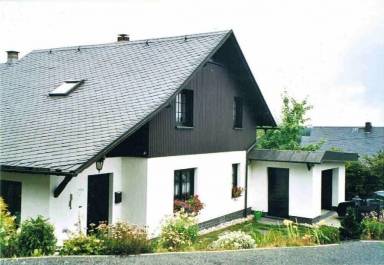 Ferienhaus Balkon Carlsfeld