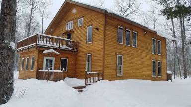 House Balcony Cross Village Township