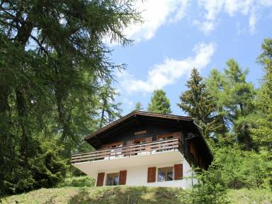 Ferienhaus Terrasse/Balkon Fiesch