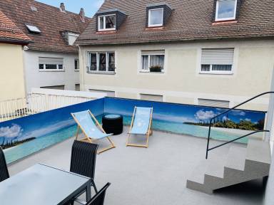 Ferienwohnung Balkon Eibelstadt