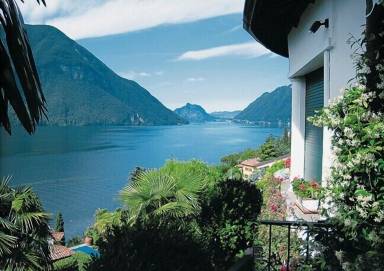 Villa Balkon / Patio Meer van Lugano