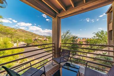 Condo Balcony Sabino Canyon Estates