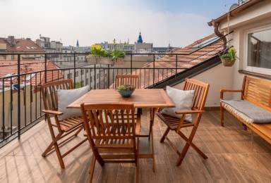 Appart'hôtel Terrasse / balcon Nové Město